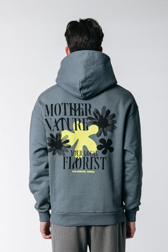 Colourful Rebel Mother Nature Relaxed Clean Hoodie - L