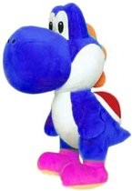 Yoshi Blauw - Super Mario Bros Pluche Knuffel 21 cm {Speelgoed knuffels voor kinderen jongens meisjes | Nintendo Plush Toy | Mario, Luigi, Peach, Toad, Yoshi, Donkey Kong}
