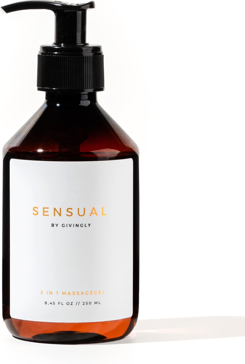 Goedkoopste Massagegel en glijmiddel 2 in 1 siliconen - 200 ml Sensual by Givingly