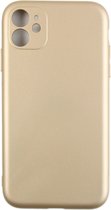 Rixus iPhone 11 Soft TPU -telefoonhoesje - Goud - Accessoires - TPU -materiaal - telefoonhoesje