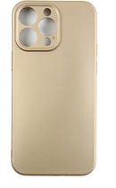 Rixus iPhone 14 Pro Max Soft TPU -telefoonhoesje - Gold - TPU -materiaal - Accessoires - Slim Design - Schokbestendig