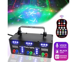 21 eye LED light - LED - Blacklight - Stroboscoop - Discolamp - DJ lamp - Feestverlichting - Disco - DMX - Discobal - Discolamp kinderen - Discobol