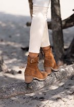 Shabbies Amsterdam - Lieve Bika Enkellaars Bruin - Maat 38