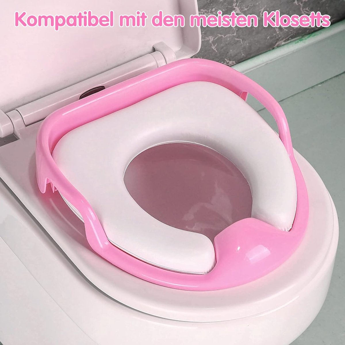 Abattant Wc,Ensemble de toilettes confortable, multicolore, avec