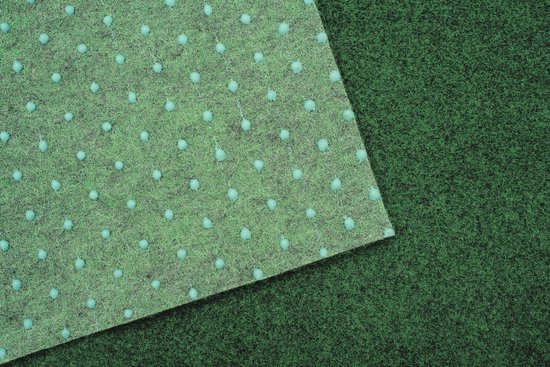 Tapiso Kunstgras Pemba Tapis de Gazon Vert 1 cm Balcon Terrasse Jardin Taille - 200x1450