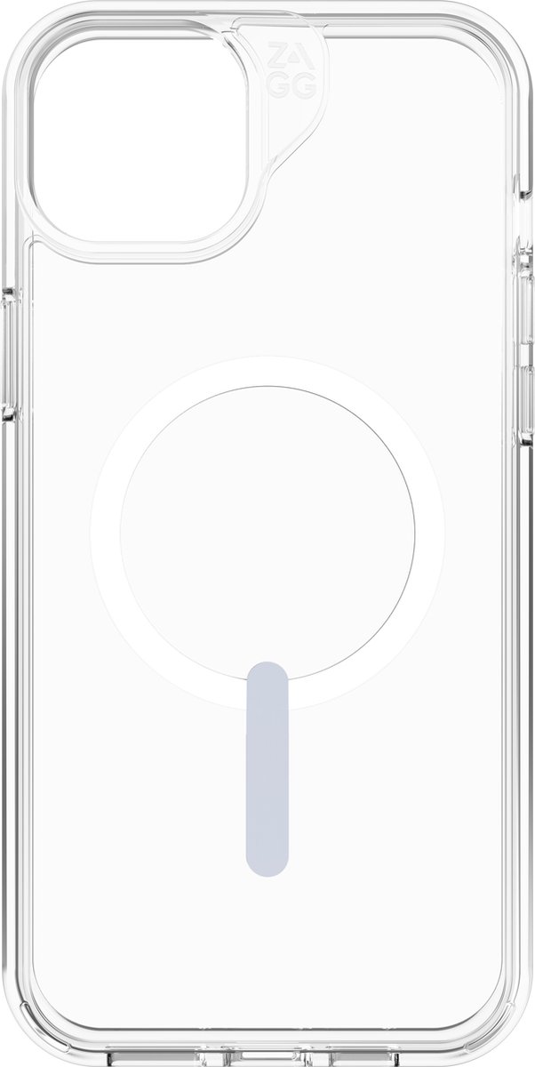ZAGG Crystal Palace Snap hoesje geschikt voor iPhone 14 Plus & iPhone 15 Plus - Transparant