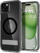Geschikt voor Spigen Apple iPhone 15 Plus Ultra Hybrid S Geschikt voor Mag hoesje - Zwart