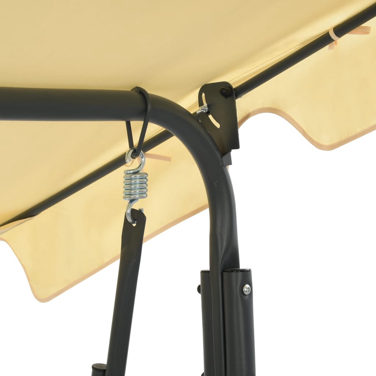 Bol.com vidaXL - Schommelbank - 170x110x153 - cm - antraciet aanbieding