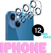 Iphone 12 Pro Max - Camera lens protector - 9H Tempered Glass - screenprotector - beschermglas