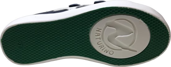 Naturino 4.0 - Annie Hybri - Mt 33 - baskets vegan étoiles blanches velcros - Blauw