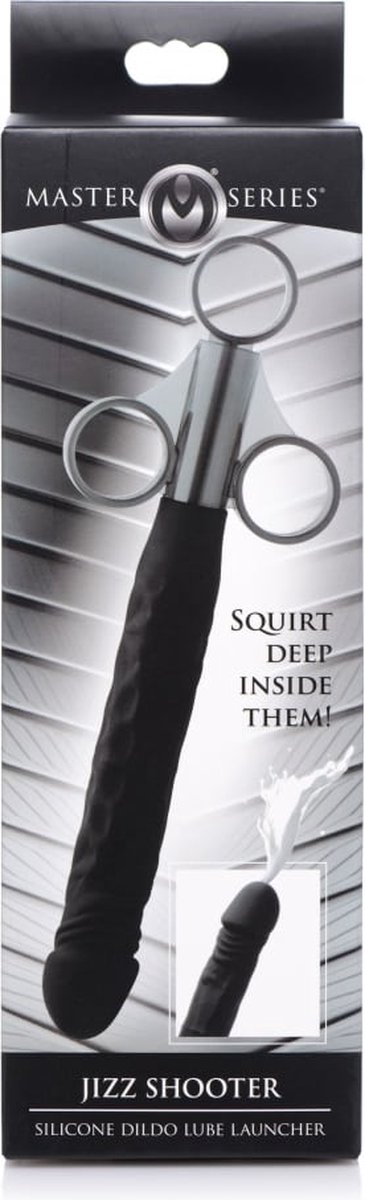 Goedkoopste XR Brands Jizz Shooter - Siliconen Dildo Glijmiddel Launcher black