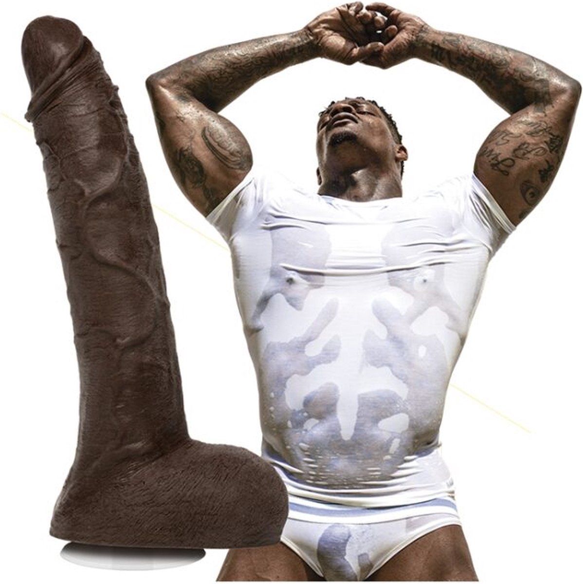 Signature Cocks Jason Luv Realistische Dildo Met Balzak - 21.6 cm | bol.com