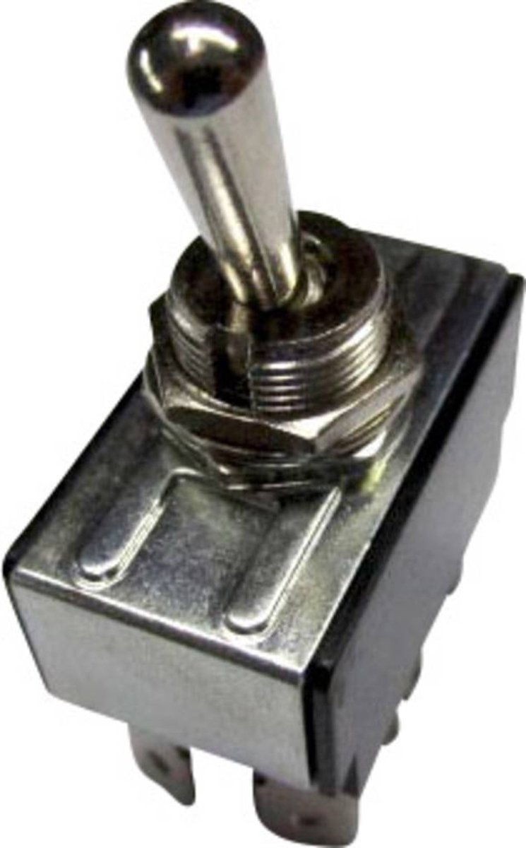 TRU COMPONENTS 1587675 TC-R13-28F-01 Tuimelschakelaar 250 V/AC 10 A 2x uit/aan Continu 1 stuk(s)