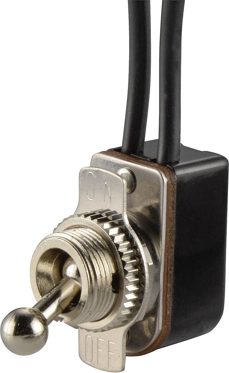 TRU COMPONENTS 1587680 TC-R13-36A1-11 Tuimelschakelaar 250 V/AC 3 A 1x uit/aan Continu 1 stuk(s)