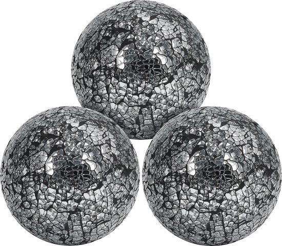 24 discoballen, 4 cm diameter, zilveren spiegelballen, om op te hangen voor kerstboom, bruiloft, verjaardag en decoratie van feestverlichting