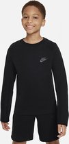 Nike Sportswear Tech Fleece Sweatshirt Kids Triple Black Maat 128/140