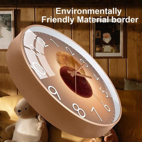 Horloge Murale Silencieuse 20 Cm - Sans Tic-tac - Design Moderne Pour Salon, Bureau, Chambre