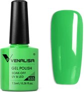 Venalisa Gellak Groen - 7.5 ml - Groene Gellak - Gellac Groen - Gellak Kleuren - Venalisa Gellak - Gellak Nagellak