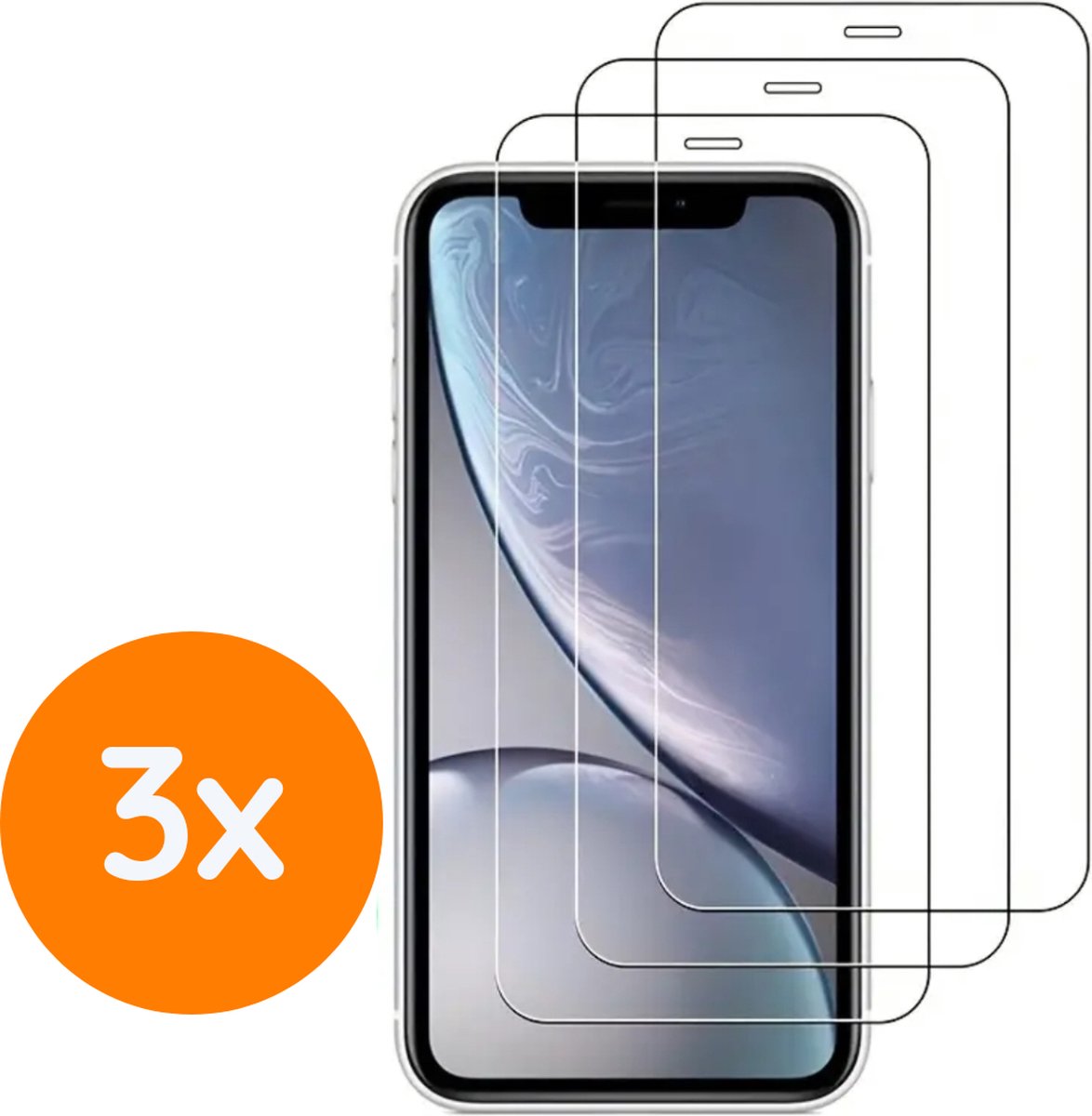 3 x Gehard glas screenprotector voor de iPhone 13 Pro Max - beschermt het scherm voor de Apple iPhone 13 Pro Max - Tempered glas