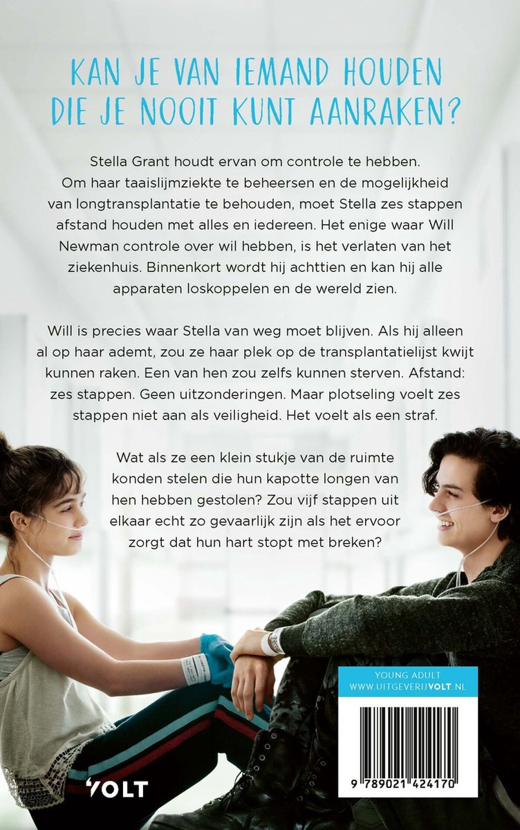 Vijf stappen van jou - back cover