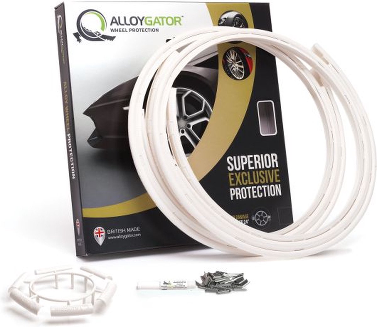 AlloyGator Velgbescherming | Exclusive (12-24'' inch) | Wit
