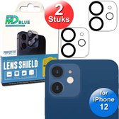 Lens protector voor iPhone 12 - gehard glas Screenprotector - Camera lens beschermer - 2 stuks- transparant