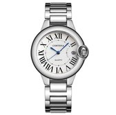 Borasi Montre Femme | Dames horloge | Vrouwen Horloge | Horloge Dames | Zilver | 38 mm | Inclusief Verkleiner | Borasi | Moederdag Cadeautje