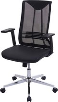 Bureaustoel MCW-J53, bureaustoel bureaustoel, ergonomisch kunstleer ~ zwart