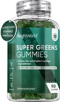 WeightWorld Super-aliments Gummies - 8 superaliments puissants avec vitamines et minéraux - 90 gummies végétaliens naturels