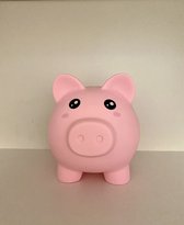 I-total Spaarpot varken onbreekbaar - spaarvarken -PVC - educatief - roze spaarvarken