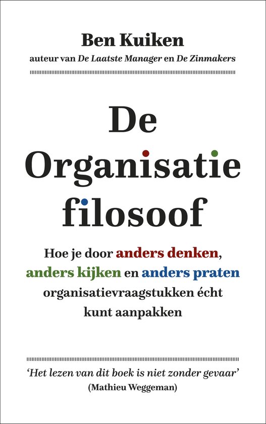De organisatiefilosoof - cover