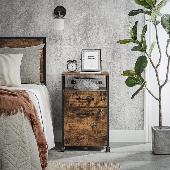 Massief houten nachtkastje kinderkamer crème stijl eenvoudig nachtkastje moderne dubbele lades opbergkast met 4 houten poten bedstand voor slaapkamer woonkamer