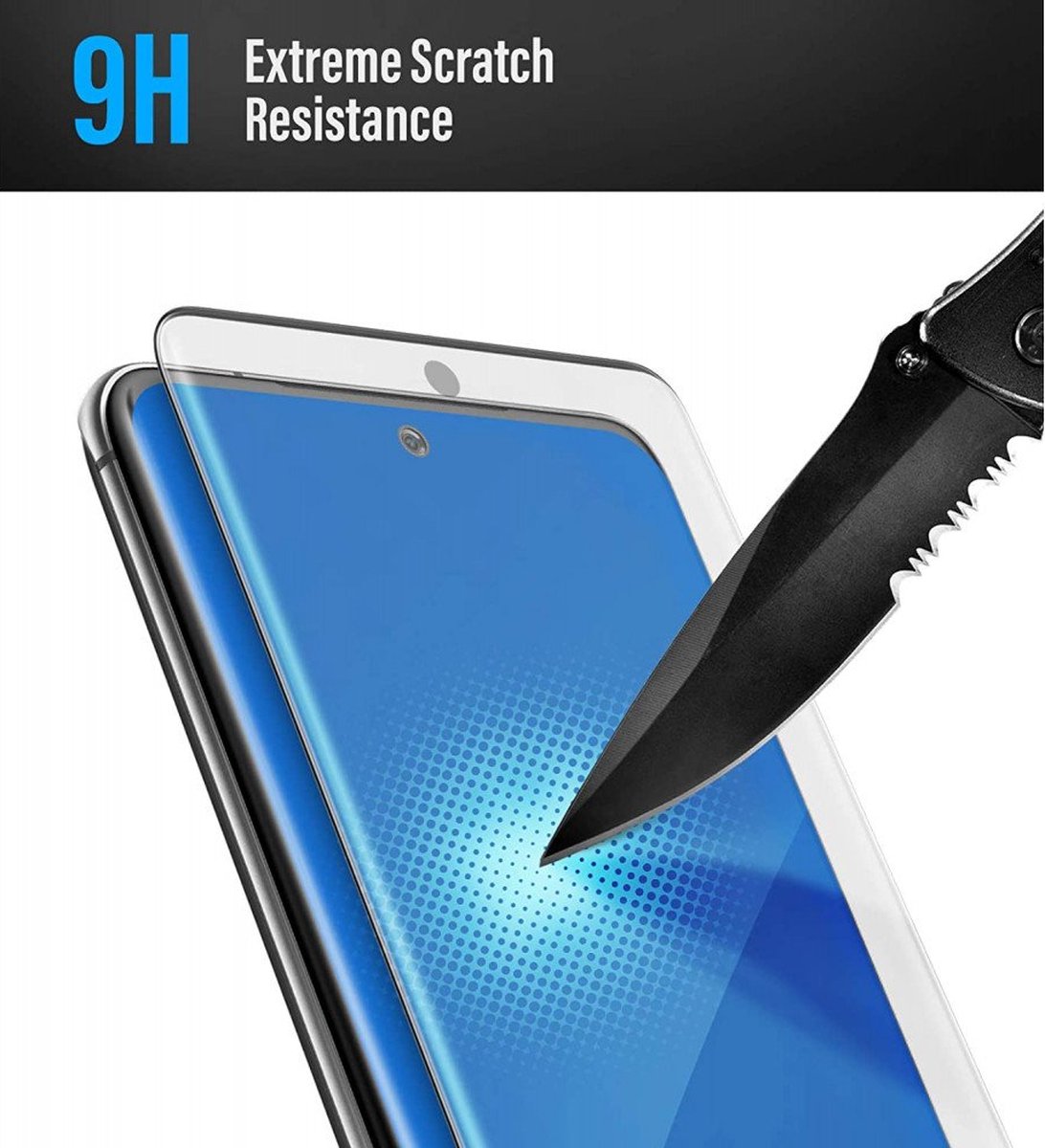GREEN ON | Beschermlaagje | Samsung | Galaxy A70 | PRO 3D | Gehard Glas | 9H | Screenprotector | HIGH-END!