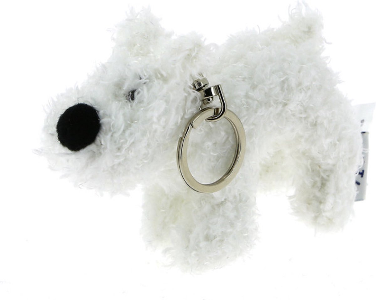 Kuifje Knuffel Bobbie Sleutelhanger 8 cm
