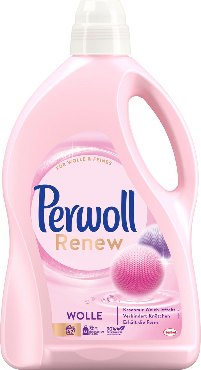 Perwoll Wol & Fijn wasmiddel, 42 wasbeurten