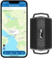GPS tracker met sterke magneten Live-tracking IP66 Waterdichte GPS-positionering tegen diefstal Motorfietsen Gratis app zonder abonnement Max. 90 dagen stand-by