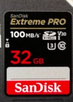 Carte mémoire SDHC Sandisk - 32 Go - ExtremePro - U3