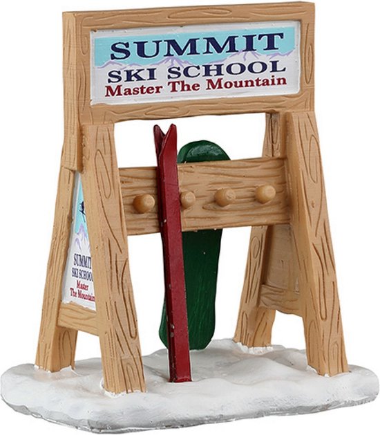 Lemax - Ski Rack Sign