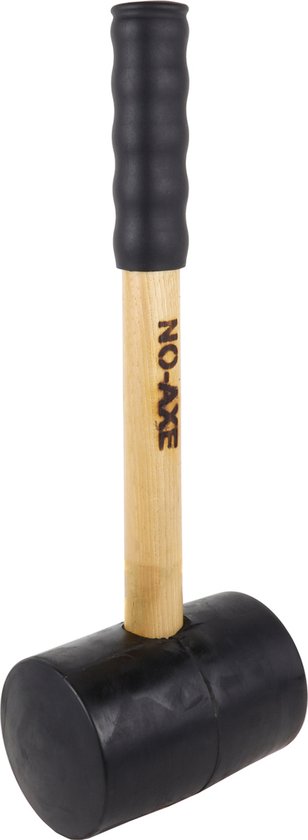 NO-AXE HAMER | HOUTEN STEEL | MASSIEF RUBBEREN HAMER