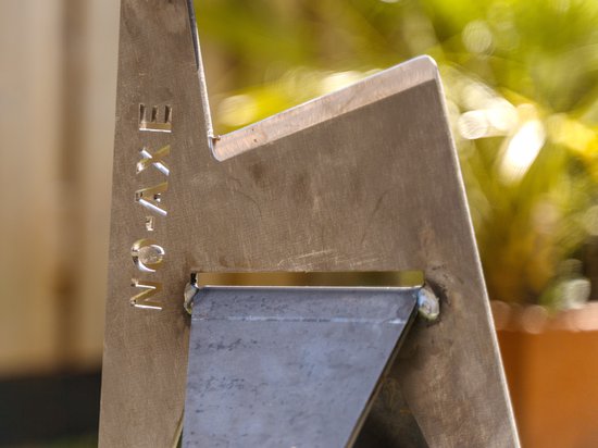 NO-AXE HOUTKLOVER - BLANK STAAL - SET MET HAMER - HOUTSPLIJTER - HOUTSPLITTER - HOUTKLIEVER - SPLIJTWIG - KLOOFWIG van NO-AXE — afbeelding 3