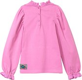 Theatre l.sl. T-shirt 33 Solid jersey with The Softies embroidery Pink: 152/12yr