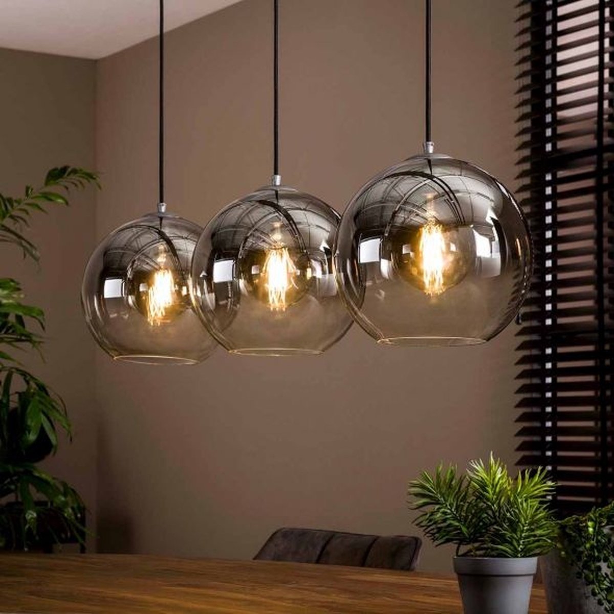 Lampe bulles de verre - Transparent - Taille 3