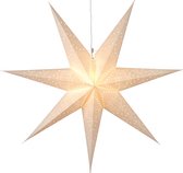 Star Trading Hangende papieren sterren | Poinsettia-venster | Papieren ster verlicht | Kerstster Verlicht | Kerststerren met verlichting | Poinsettia-raam verlicht | Kerststerren