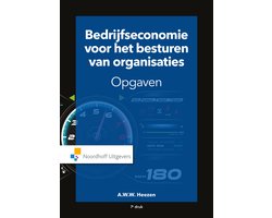 Omslag van Bedrijfseconomie voor het besturen van organisaties-opgaven