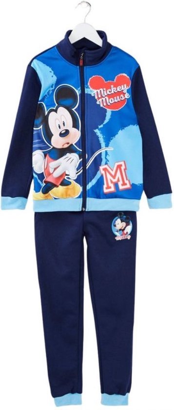 Survêtement Mickey Mouse - taille 92 - Ensemble de jogging Mickey - bleu