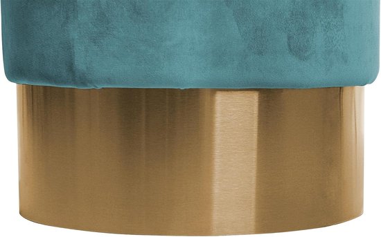 Gestoffeerde Kruk Roze - Tweedekansje! Fluweel, Antislip