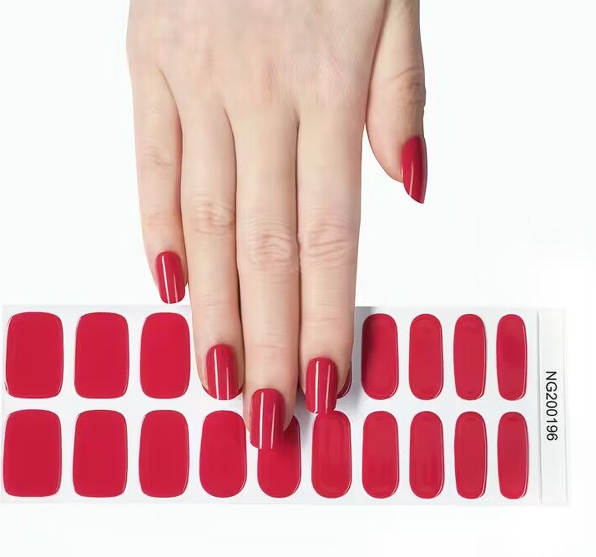 Goedkoopste Gel Nail Wraps – Gel Nagel Wraps – Gel Nail Stickers – Gel Nagel Folie - UV lamp – Berry