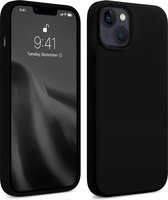 Casemania Hoesje Geschikt voor Apple iPhone 15 Zwart - Extra Stevig Siliconen Back Cover