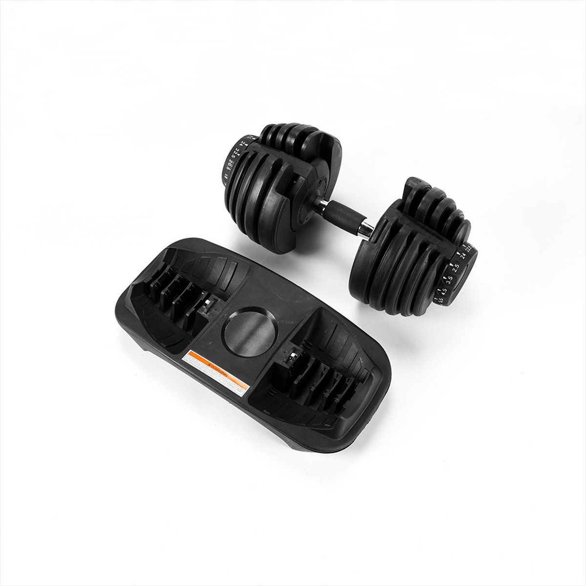 Verstelbare Dumbbell 24 KG | Aanpasbare Halter Gewichten | 15 Dumbbells in 1 | 2.5 t/m 24 KG Gewichtsbereik | Ruimtebesparende Halterset | Eenvoudig Gewicht Wisselen | PREMIUM Kwaliteit | Ideaal voor Home Fitness Gym / Thuis Sporten & Krachttraining – foto 2