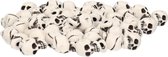 Halloween Horror/Halloween doodshoofd/schedel - 50x - 2,5 x 1,4 cm - decoratie